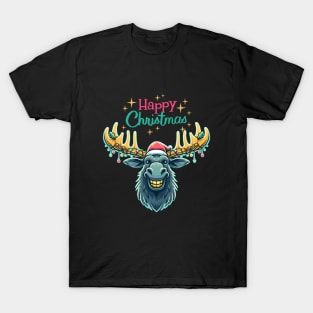 Merry Christmoose Moose Christmas 2024 T-Shirt